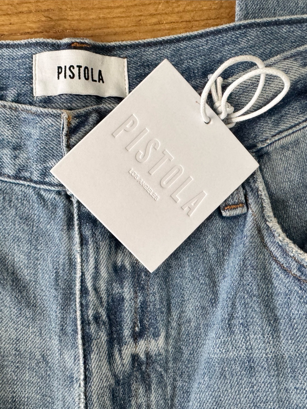 NWT Pistola Ruby High Rise Palazzo Jeans Othello - Size 31 - Picture 8 of 13